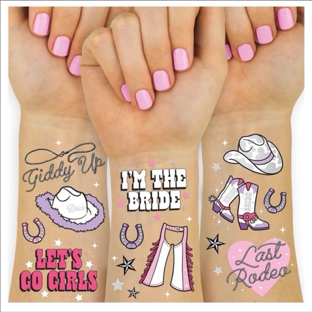 NEW XOFetti Last Rodeo Bachelorette Tattoos
